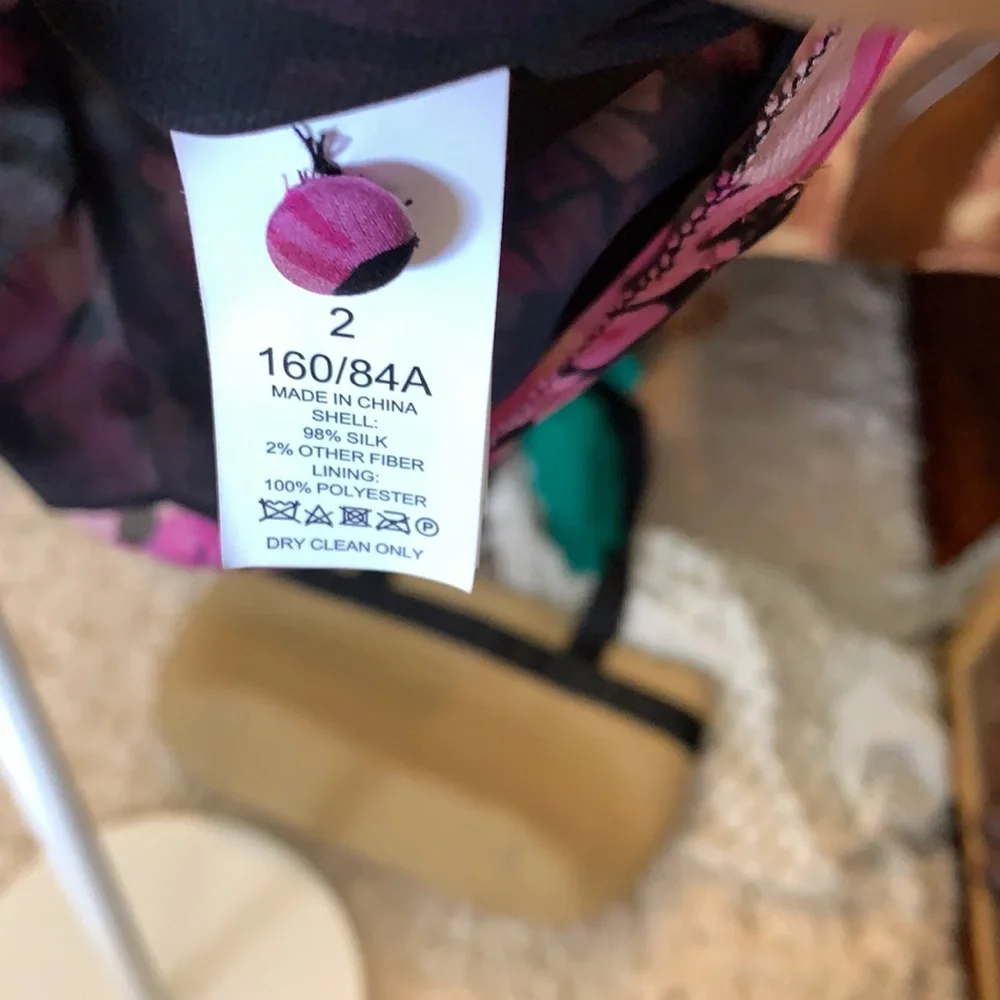 Kate spade shimmery‎ silk floral top. NWOT. Retail 198